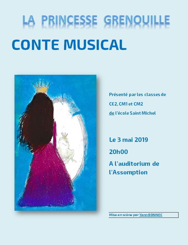 La princesse grenouille Ecole Saint Michel Rennes La princesse grenouille Ecole Saint Michel Rennes